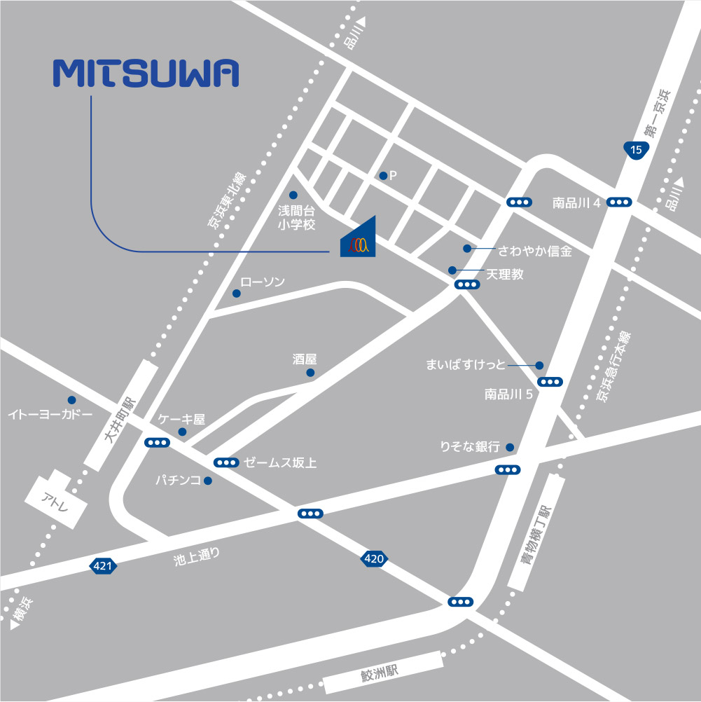 本社・本社工場 地図